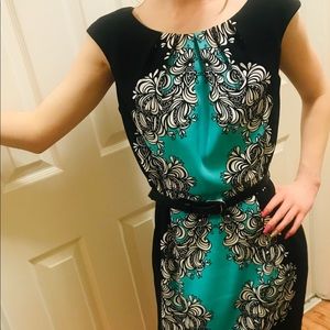 Beautiful colors in this London Times dress